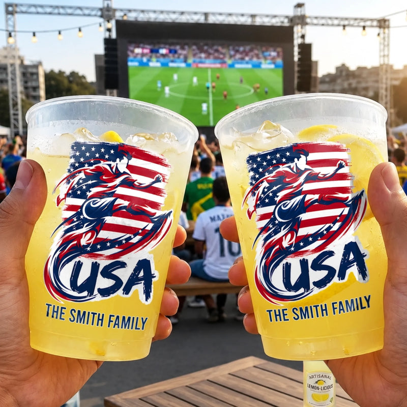 Personalized Party Cups – Gifts For Soccer Lovers, Sports Fans, Sports Lovers – Our Favorite Summer Tradition