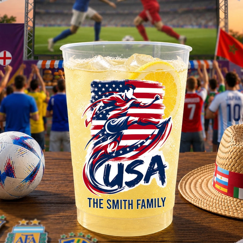 Personalized Party Cups – Gifts For Soccer Lovers, Sports Fans, Sports Lovers – Our Favorite Summer Tradition