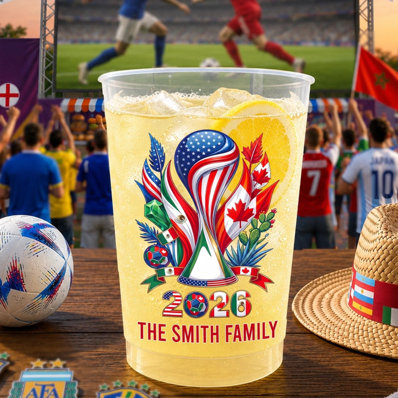 Personalized Party Cups – Gifts For Soccer Lovers, Sports Fans, Sports Lovers – Good Times, Great Matches