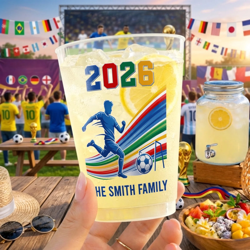 Personalized Party Cups – Gifts For Soccer Lovers, Sports Fans, Sports Lovers – Fuelling The Football Fever