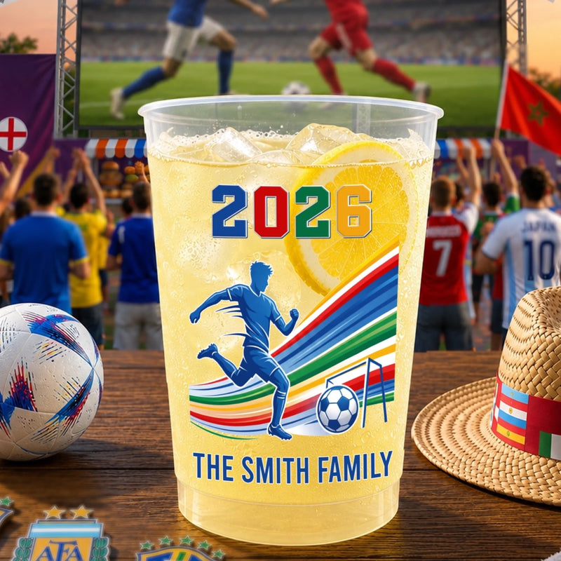 Personalized Party Cups – Gifts For Soccer Lovers, Sports Fans, Sports Lovers – Fuelling The Football Fever