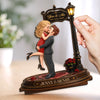 Personalized 2-Layered Wooden Plaque -  Gifts For Couple - Holding You Close Forever