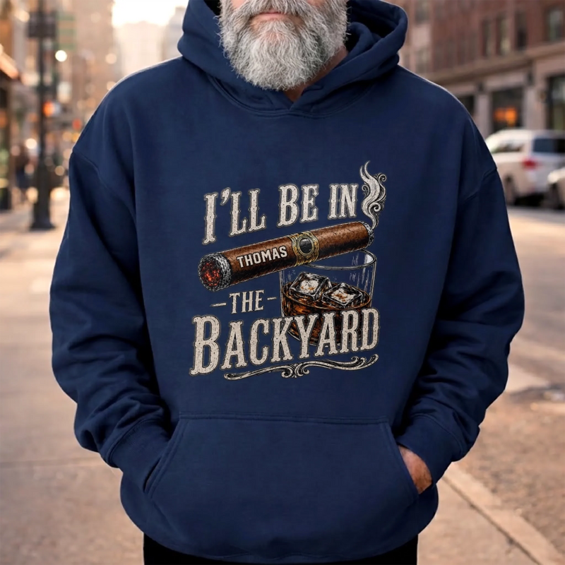 Personalized Unisex T-shirt, Hoodie - Gifts For Dad, Grandpa - My Office Is In The Backyard