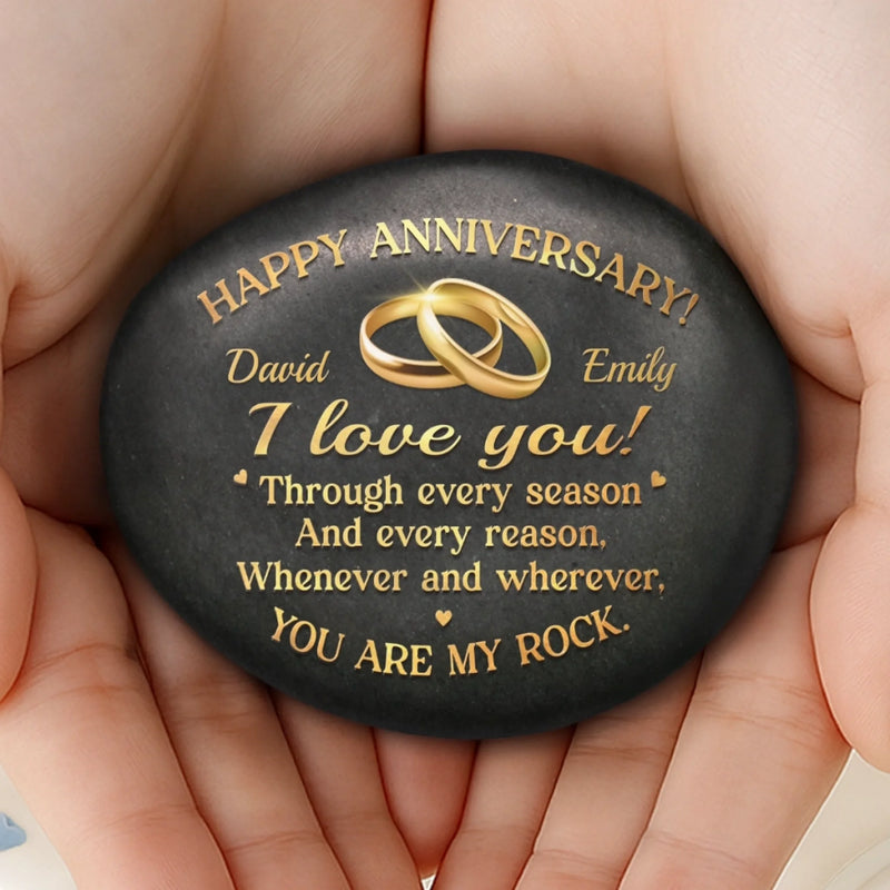Personalized Printed Rock - Gifts For Couple - Still Rocking This Love Story
