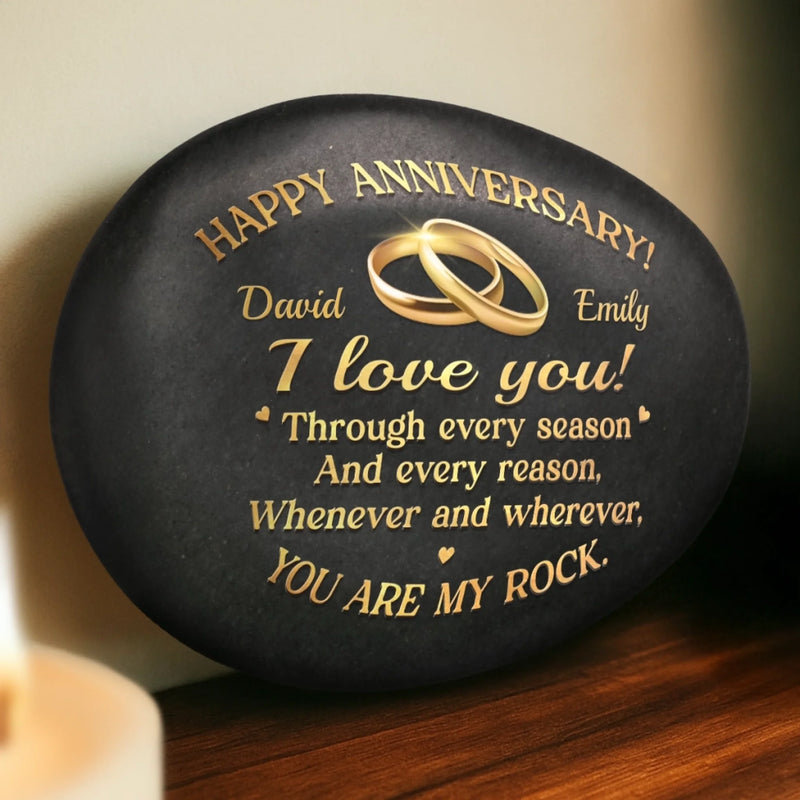 Personalized Printed Rock - Gifts For Couple - Still Rocking This Love Story