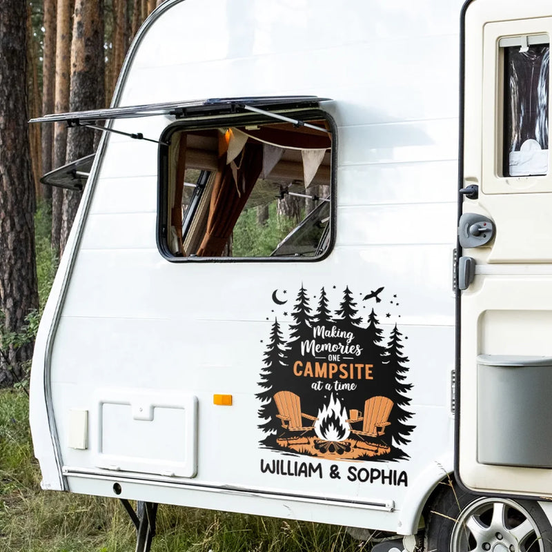 Personalized RV Decal - Gift For Campers - This Is Where The Stories Are Endless