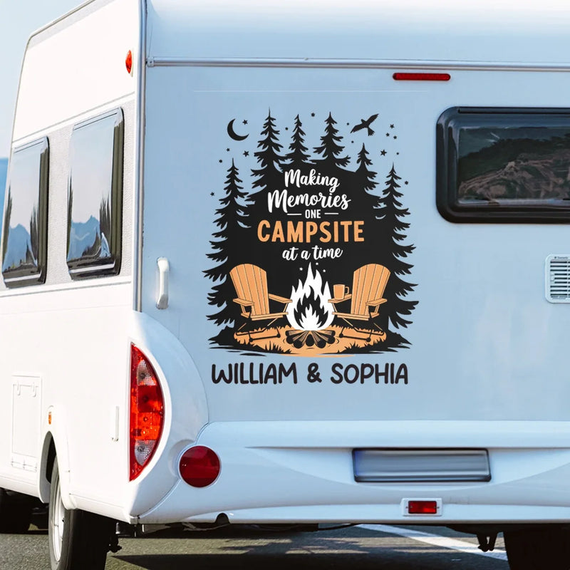 Personalized RV Decal - Gift For Campers - This Is Where The Stories Are Endless