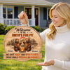 Personalized Shaped Wood Sign - Gifts For Campers, Couple - Booze And Open Flames
