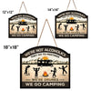 Personalized Shaped Wood Sign - Gifts For Campers - This Side Of The Campground