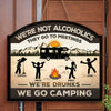 Personalized Shaped Wood Sign - Gifts For Campers - This Side Of The Campground
