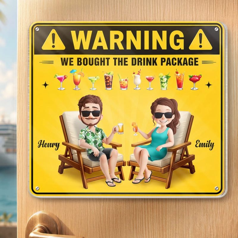Personalized Cruise Ship Door Magnet - Gifts For Couple - Living Our Best Cruise Life