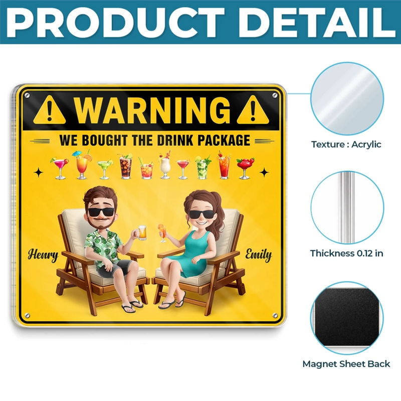 Personalized Cruise Ship Door Magnet - Gifts For Couple - Living Our Best Cruise Life