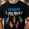 Personalized Unisex T-shirt, Hoodie - Gifts For Dad, Grandpa - Rocking The Dad Life