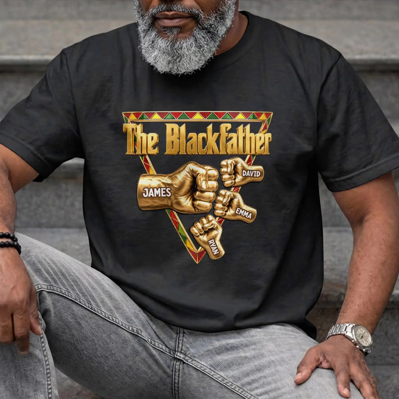 Personalized Unisex T-shirt, Hoodie - Gifts For Dad, Grandpa - The Blackfather