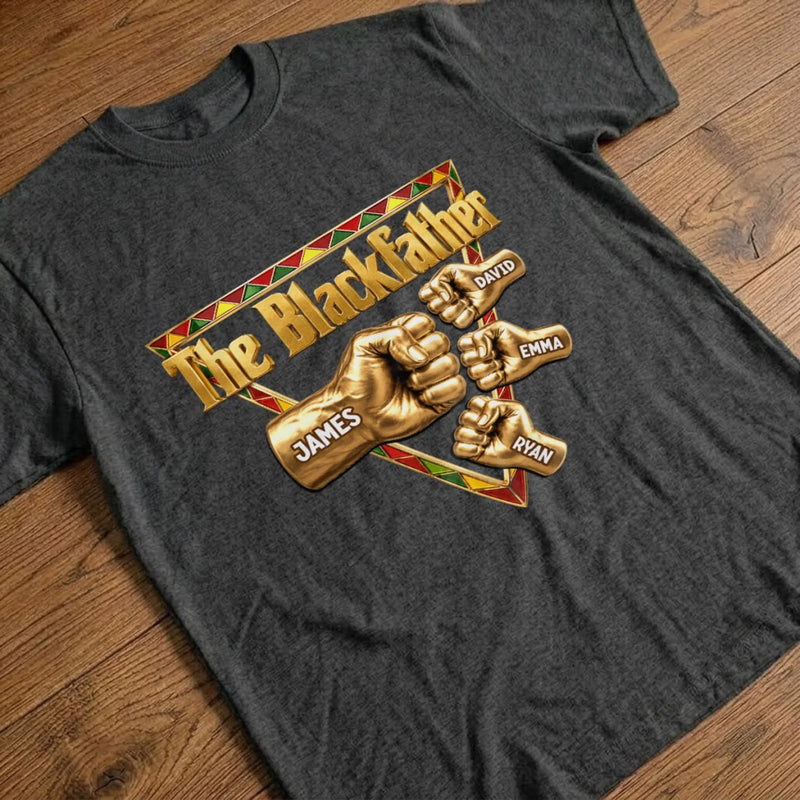 Personalized Unisex T-shirt, Hoodie - Gifts For Dad, Grandpa - The Blackfather