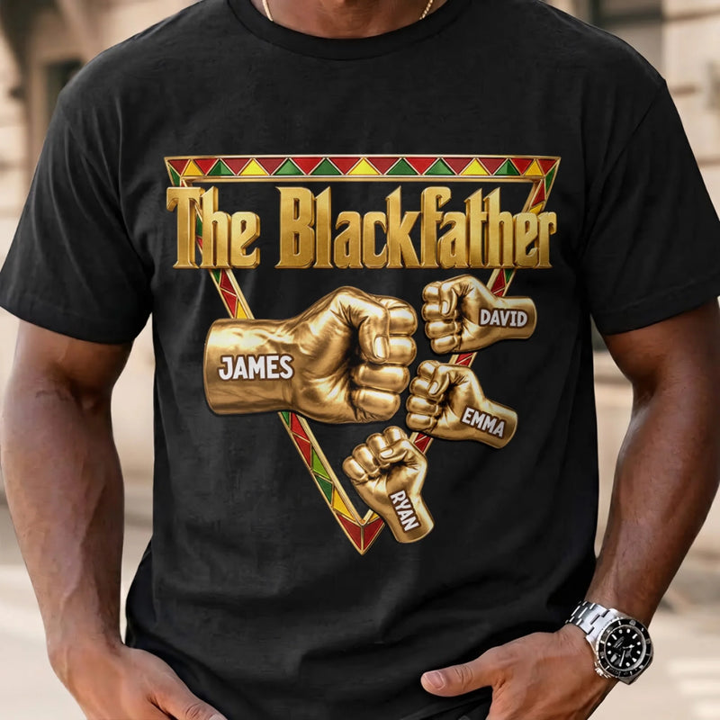 Personalized Unisex T-shirt, Hoodie - Gifts For Dad, Grandpa - The Blackfather
