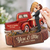 Personalized 2-Layered Wooden Plaque - Gifts For Couple - Riding Through Life Together