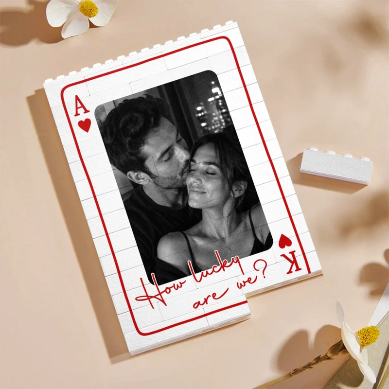 Personalized Photo Building Brick Blocks – Anniversary Gifts For Couple – You And Me Always