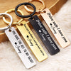 Personalized Stainless Steel Keychain – Anniversary Gifts For Couple – Together We Choose Us
