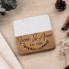 Personalized Marble Wood Coaster - Custom Anniversary Gift For Husband Wife - A Lifetime Together