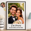 Personalized Photo Vertical Poster - Gifts For Couple - Officially Stuck Together Forever