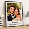 Personalized Photo Vertical Poster - Gifts For Couple - Officially Stuck Together Forever