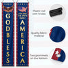 Personalized America 250th Anniversary Porch Banner Set - Gifts For Family - Stars Stripes And Freedom