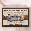 Personalized Decorative Mat – Camping Gifts For Campers, Couple - Camping Partners for Life