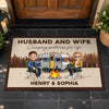 Personalized Decorative Mat – Camping Gifts For Campers, Couple - Camping Partners for Life