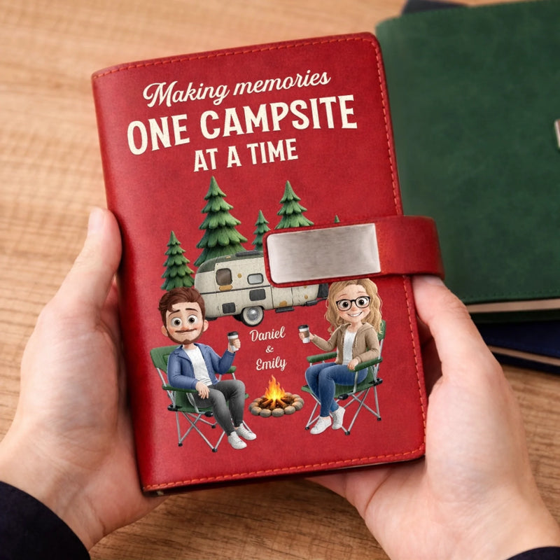 Personalized Notebook Set – Camping Gifts For Campers, Couple – Home Is Where You Park It