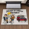 Personalized Decorative Mat – Camping Gifts For Campers, Couple - One Campsite At A Time