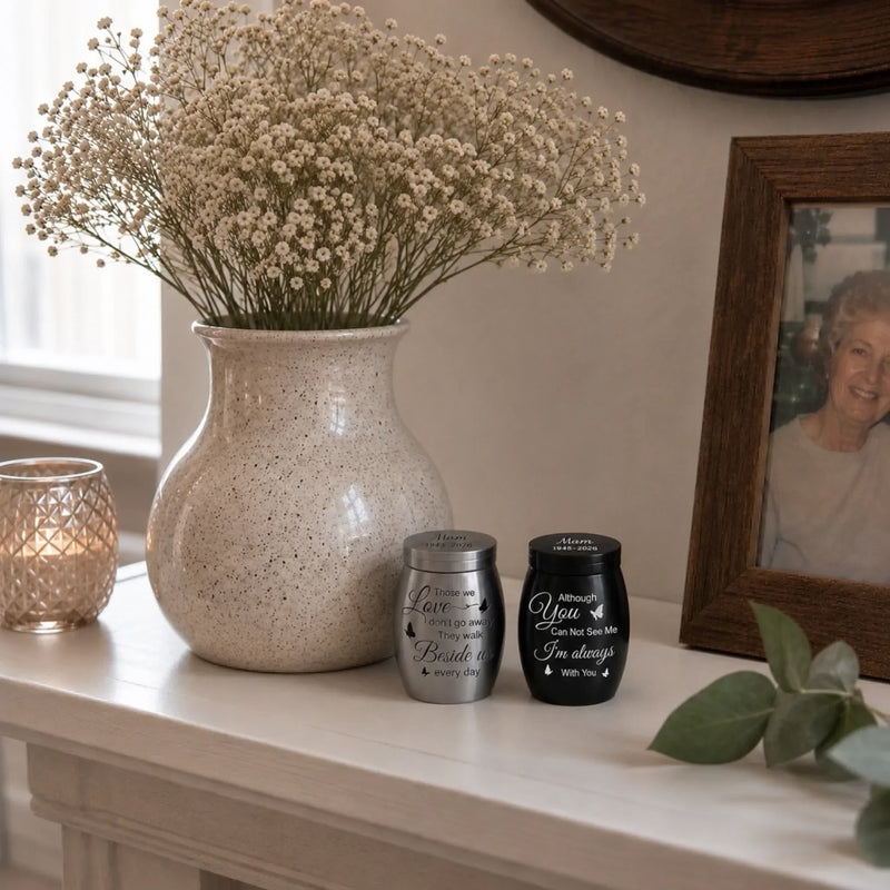 Personalized Memorial Urn – Sympathy Gift For Family – Forever In My Heart
