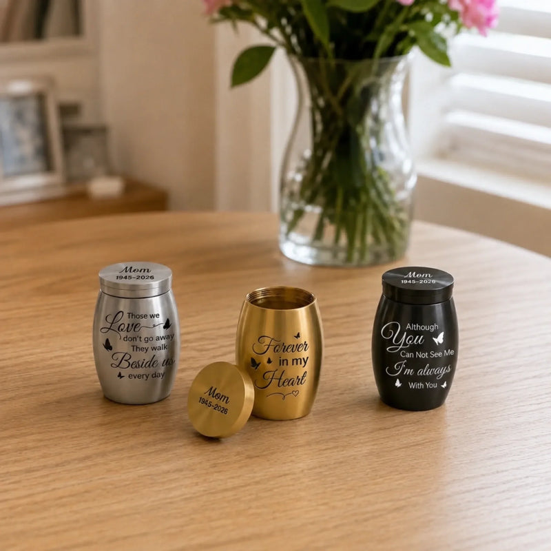 Personalized Memorial Urn – Sympathy Gift For Family – Forever In My Heart