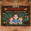 Personalized Home Decor Metal Sign – Gifts For Dad, Grandpa – Dad Fixes Everything