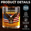 Personalized America 250th Anniversary Whiskey Glass - Gifts For Men, Women - Inspiring The Future