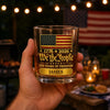 Personalized America 250th Anniversary Whiskey Glass - Gifts For Men, Women - Freedom Never Goes Out Of Style