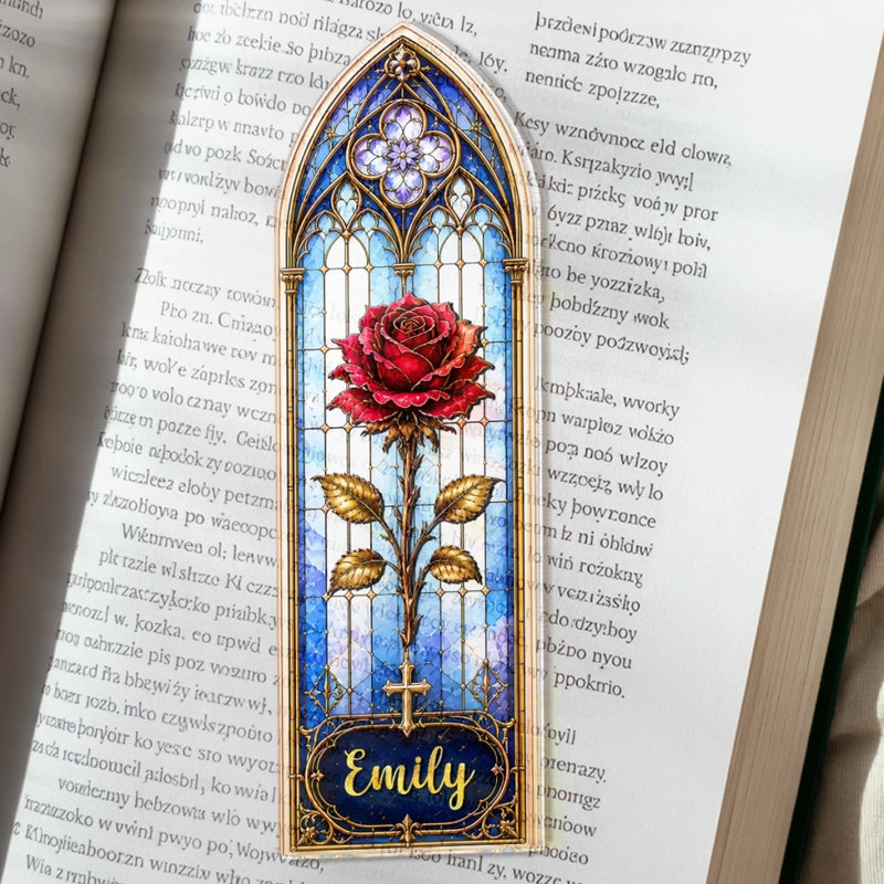 Personalized Clear Acrylic Bookmark – Bookish Gifts For Book Lovers, Bookworms, Readers – Let The Story Unfold