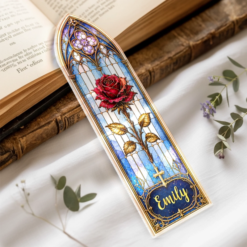 Personalized Clear Acrylic Bookmark – Bookish Gifts For Book Lovers, Bookworms, Readers – Let The Story Unfold