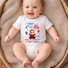 Personalized America 250th Anniversary Baby Onesie – Gifts For New Moms, New Dads, New Parents – Little Star Of Freedom