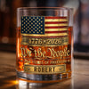 Personalized America 250th Anniversary 11oz Whiskey Glass – Gifts For Men, Women – Red White And Proud