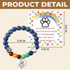 Personalized Photo Rainbow Bridge Bracelet – Pet Memorial Sympathy Gifts For Dogs, Cats – Always In My Heart