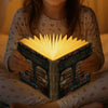 Personalized Foldable LED Magic Book Lamp - Gifts For Book Lovers, Bookworms, Readers - A Sanctuary For Story Lovers