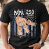 Personalized America 250th Anniversary T-shirt, Hoodie – Gifts For Dad, Grandpa – 250 Years Of Liberty