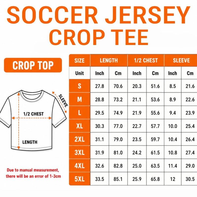 Personalized Women's Jersey Crop Tee – Gifts For Soccer Lovers, Sports Fans – Chasing Goals, Making History