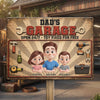 Personalized Home Decor Metal Sign – Gifts For Dad, Grandpa – Dad's Garage, We Can Fix That