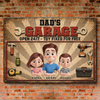 Personalized Home Decor Metal Sign – Gifts For Dad, Grandpa – Dad's Garage, We Can Fix That