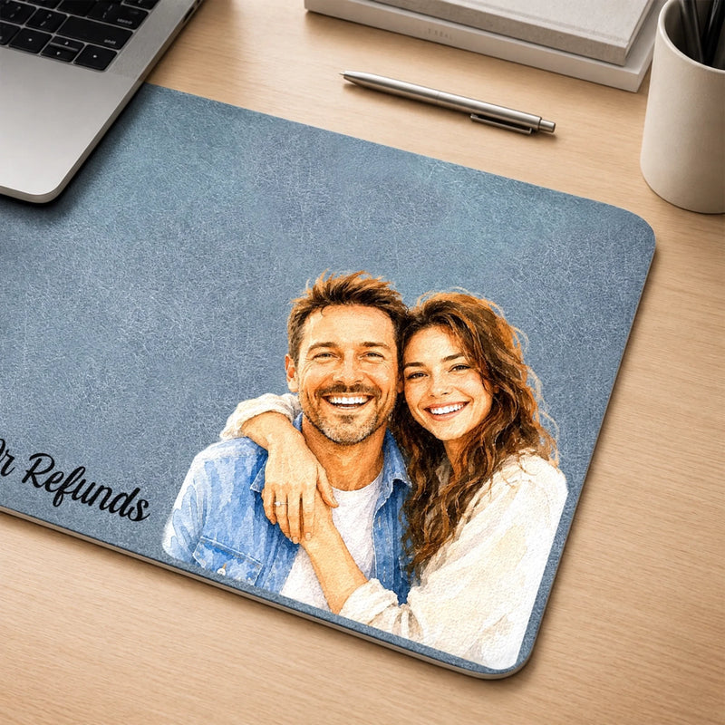 Personalized Photo Desk Mat – Anniversary Gifts For Couple – I'm Yours