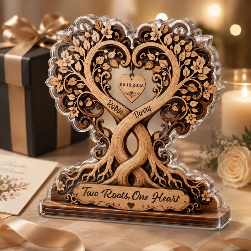 Personalized Acrylic Plaque – Anniversary Gifts For Couple – You Complete Me