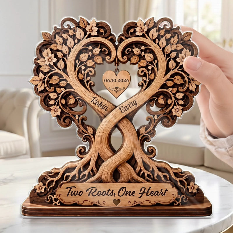 Personalized Acrylic Plaque – Anniversary Gifts For Couple – You Complete Me