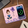 Personalized Charging Mat - Gifts For Women, Besties, Sisters, BFF - My Little Heartbeat Forever